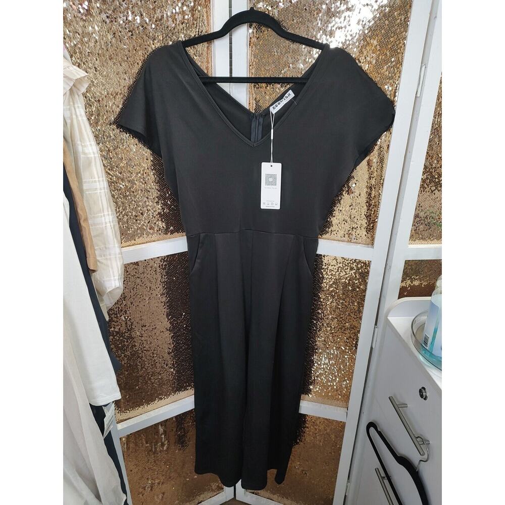 Womens Jumpsuit By Ecowish Size Small Color Black
